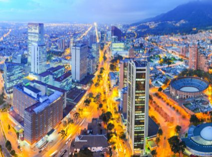 panoramic of Bogota Colombia